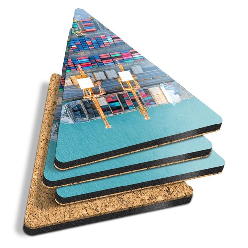 Triangle coasters - 4x,