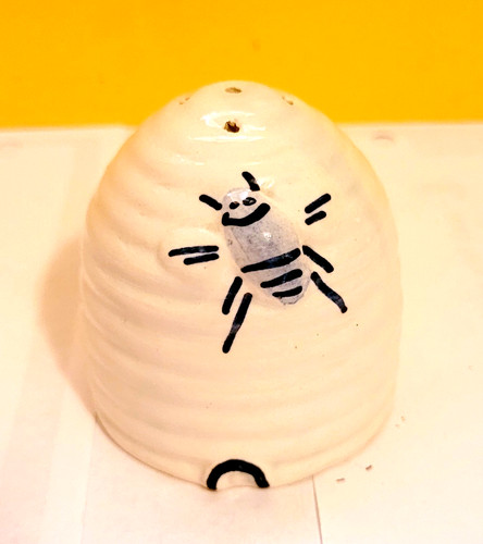 Bee hive salt shaker - bee,
