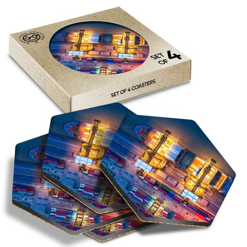 Hexagon coasters - 4, x