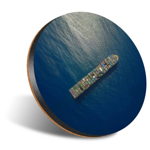 Round 12cm coaster - x, cargo