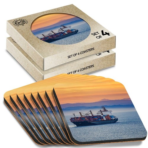 Boxed square coasters - x,