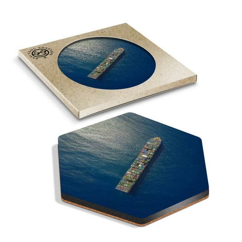Hexagon coaster cargo - coaster,
