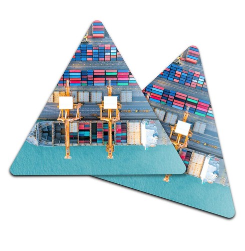 Triangle coaster - coaster,