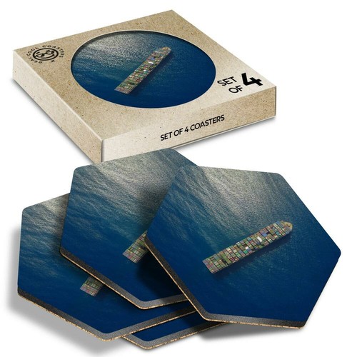 Hexagon coasters cargo - 4,