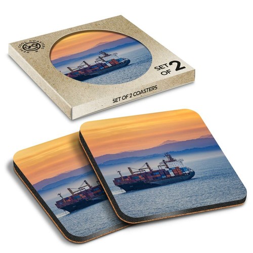 Boxed square coasters - x,