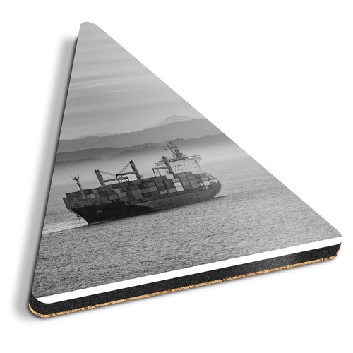 Triangle coaster bw - coaster,