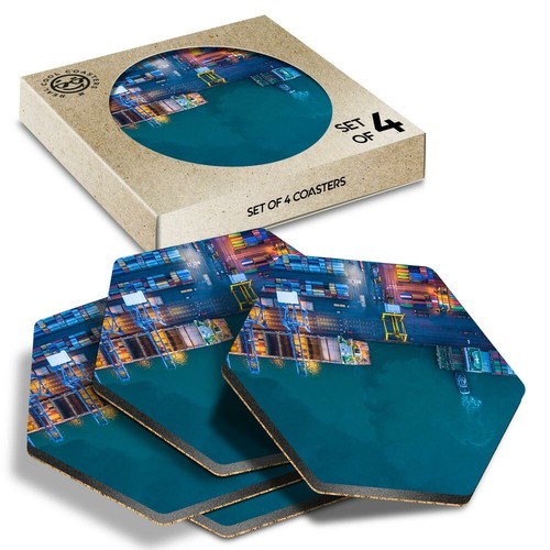 Hexagon coasters freight - -,
